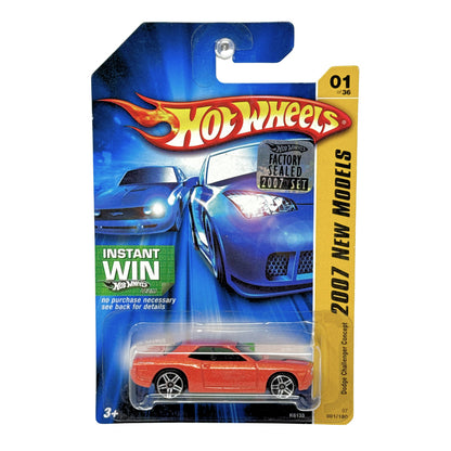 Hot Wheels 2007 New Models Dodge Challenger Concept 1:64 Diecast Factory Sealed