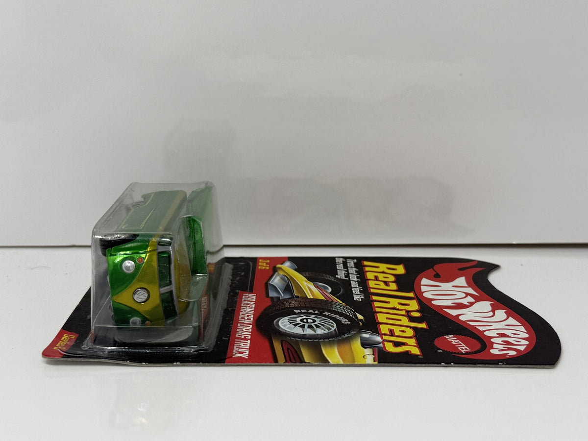 Hot Wheels Real Riders Series 9 Volkswagen Drag Truck 1:64 Diecast Green