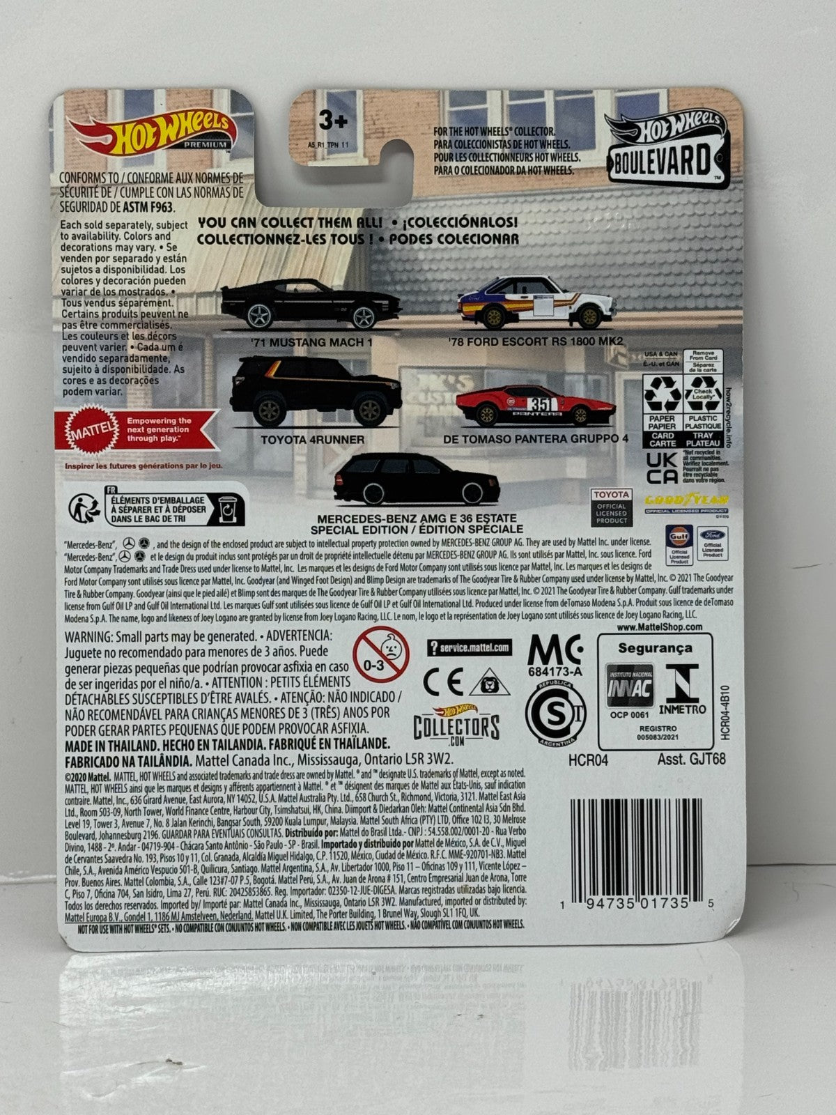 Hot Wheels Premium Boulevard #59 De Tomaso Pantera Gruppo 4 1:64 Diecast
