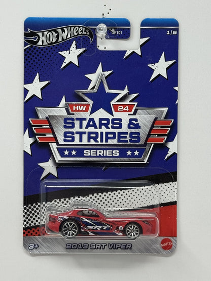 Hot Wheels Stars & Stripes 2013 SRT Viper 1:64 Diecast Red
