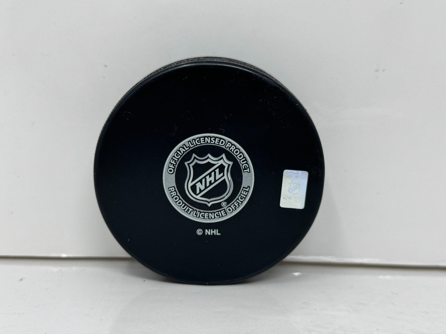 Jonathan Bernier Toronto Maple Leafs Signed NHL Autograph Puck Silver Auto