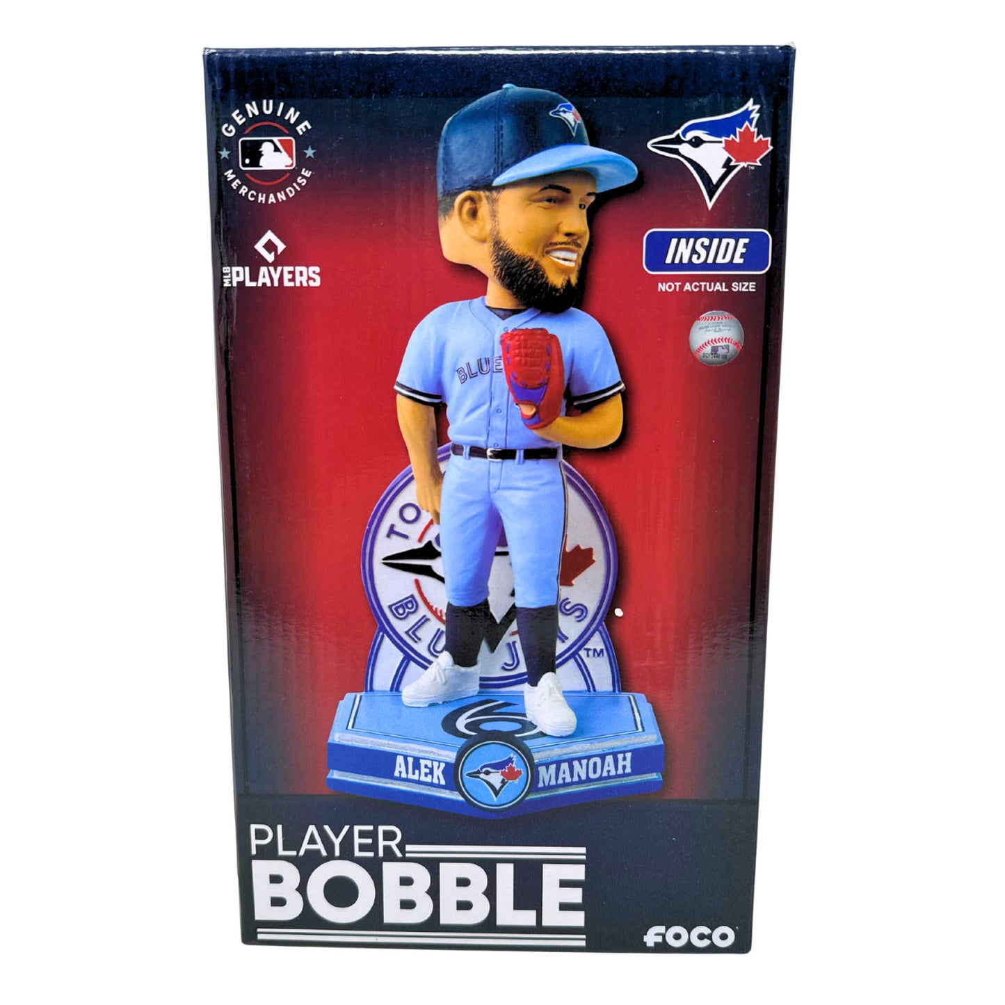 FOCO MLB Toronto Blue Jays Alek Manoah "Gamebreaker" Bobblehead