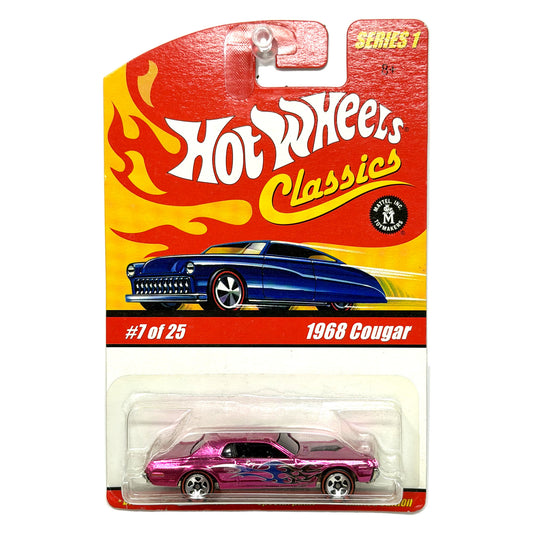 Hot Wheels Classics Series 1 1968 Mercury Cougar 1:64 Diecast Pink