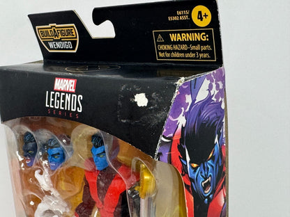 Marvel Legends X-Men Nightcrawler Action Figure w/ Wendigo BAF Piece