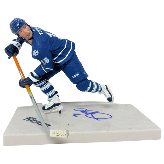 McFarlane NHL Darcy Tucker Toronto Maple Leafs Figure Auto Signed