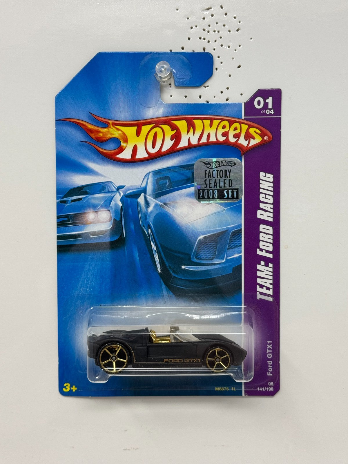 Hot Wheels Team Ford Racing Ford GTX1 1:64 Diecast Factory Sealed Black