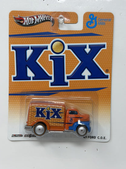 Hot Wheels Kix 1949 Ford C.O.E. 1:64 Diecast Real Riders