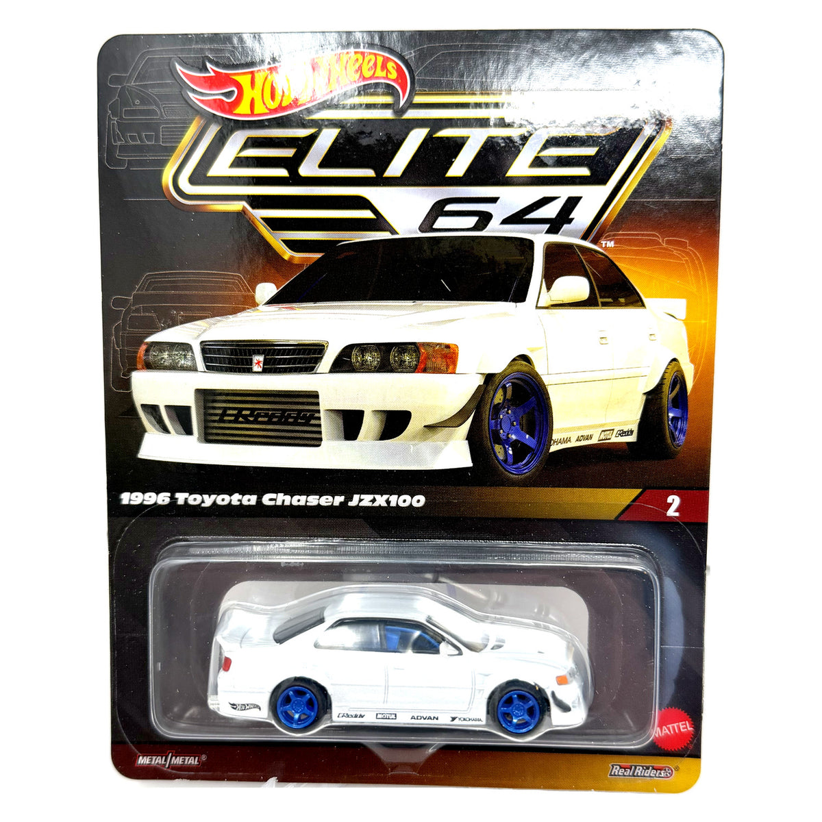 Hot Wheels Elite 64 1996 Toyota Chaser JZX100 1:64 Diecast