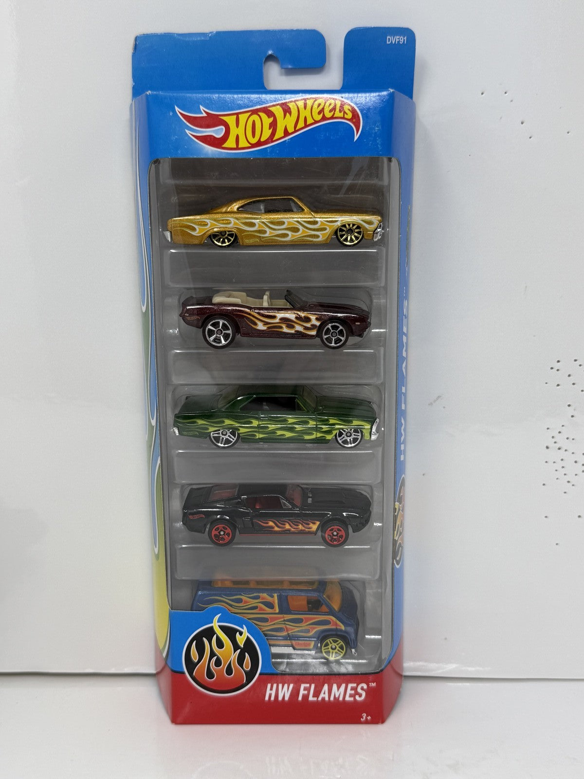 Hot Wheels HW Flames 5-Car Gift Pack 1:64 Diecast