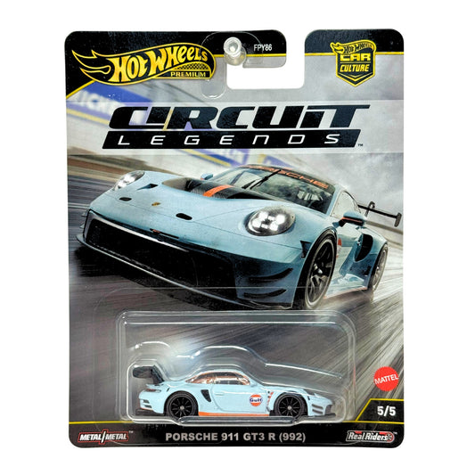 Hot Wheels Premium Circuit Legends Porsche 911 GT3 R (992) 1:64 Diecast