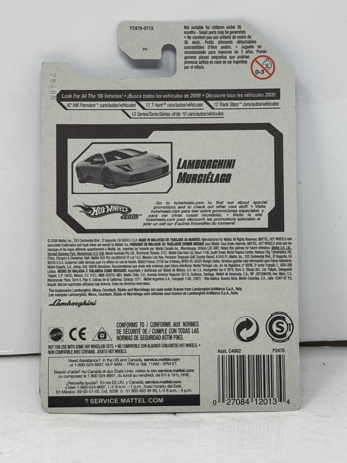 Hot Wheels '09 Dream Garage Lamborghini Murcielago 1:64 Diecast Green