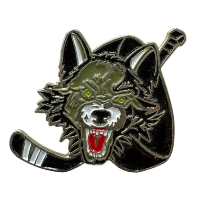 Chicago Wolves AHL Hockey Team Logo Lapel Pin UDT1