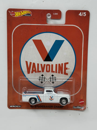 Hot Wheels Premium Valvoline 1963 Studebaker Champ 1:64 Diecast