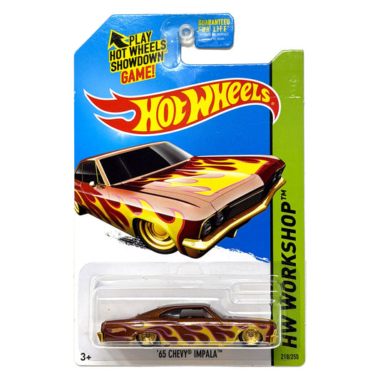 Hot Wheels Super Treasure Hunt 1965 Chevy Impala Heat Fleet 1:64 Diecast STH