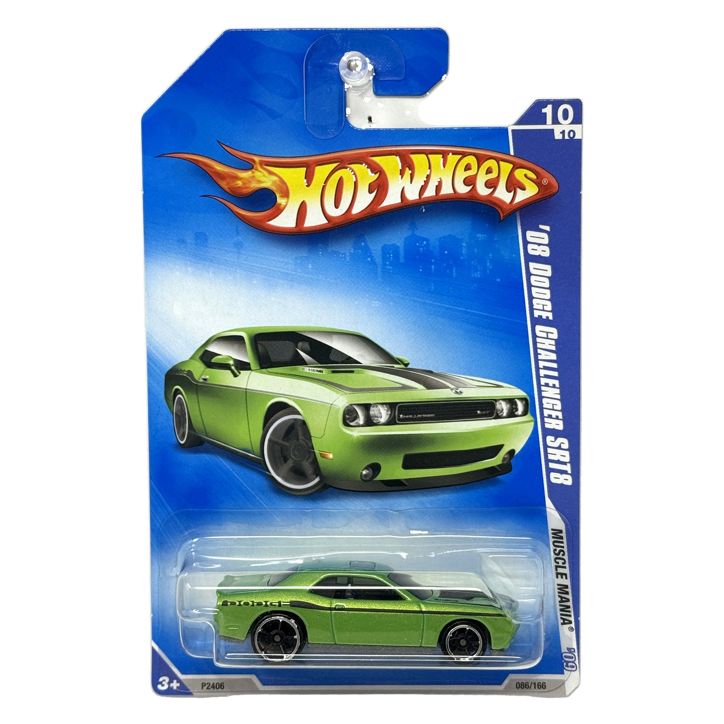 Hot Wheels Muscle Mania 2008 Dodge Challenger SRT8 1:64 Diecast Green