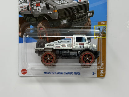 Hot Wheels ZAMAC HW Dirt Mercedes-Benz Unimog 1300L 1:64 Diecast