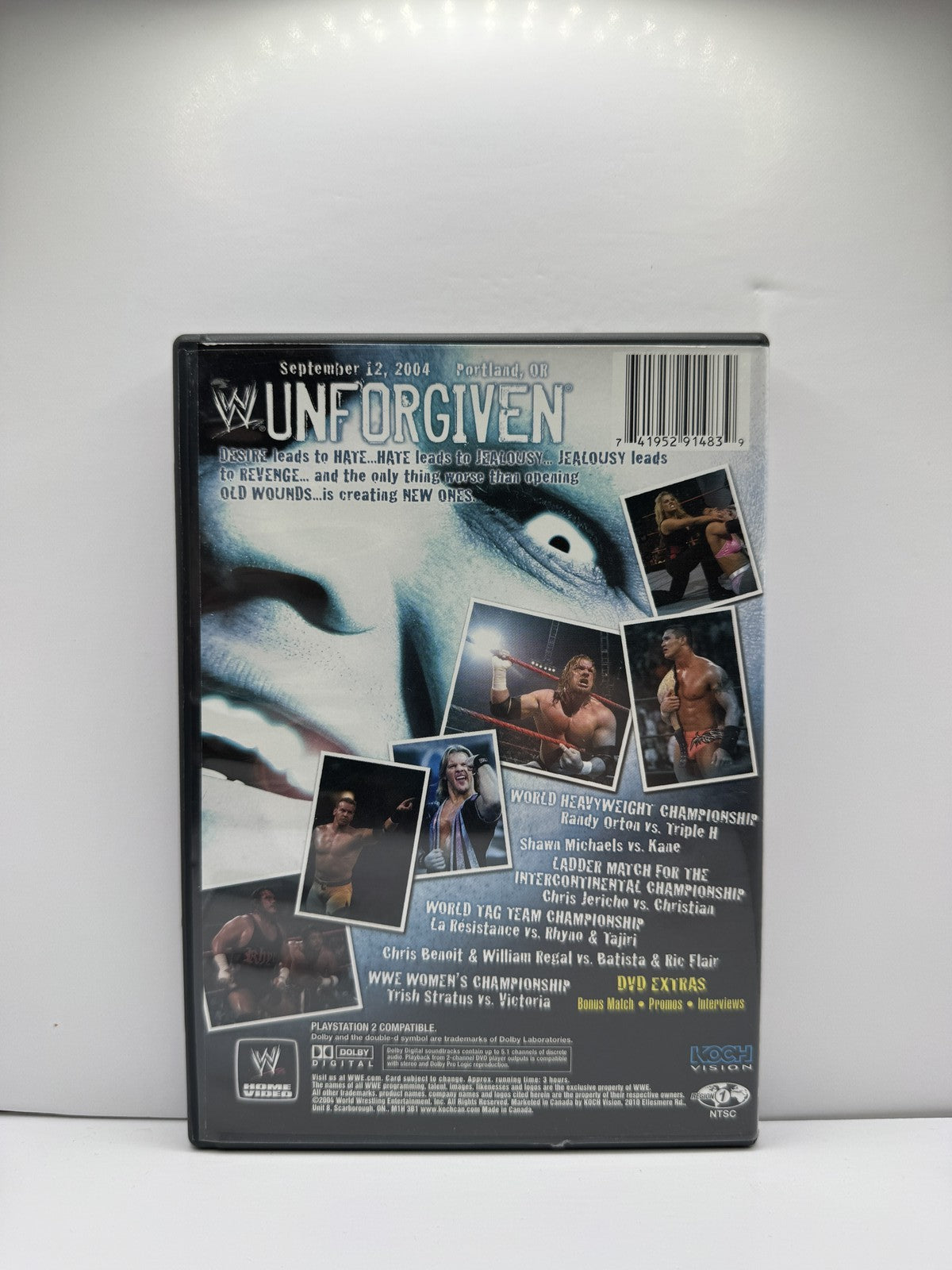 WWE Unforgiven 2004 (DVD) WWE Wrestling