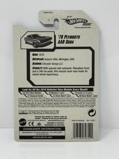 Hot Wheels Muscle Mania 1970 Plymouth AAR Cuda 1:64 Diecast Factory Sealed