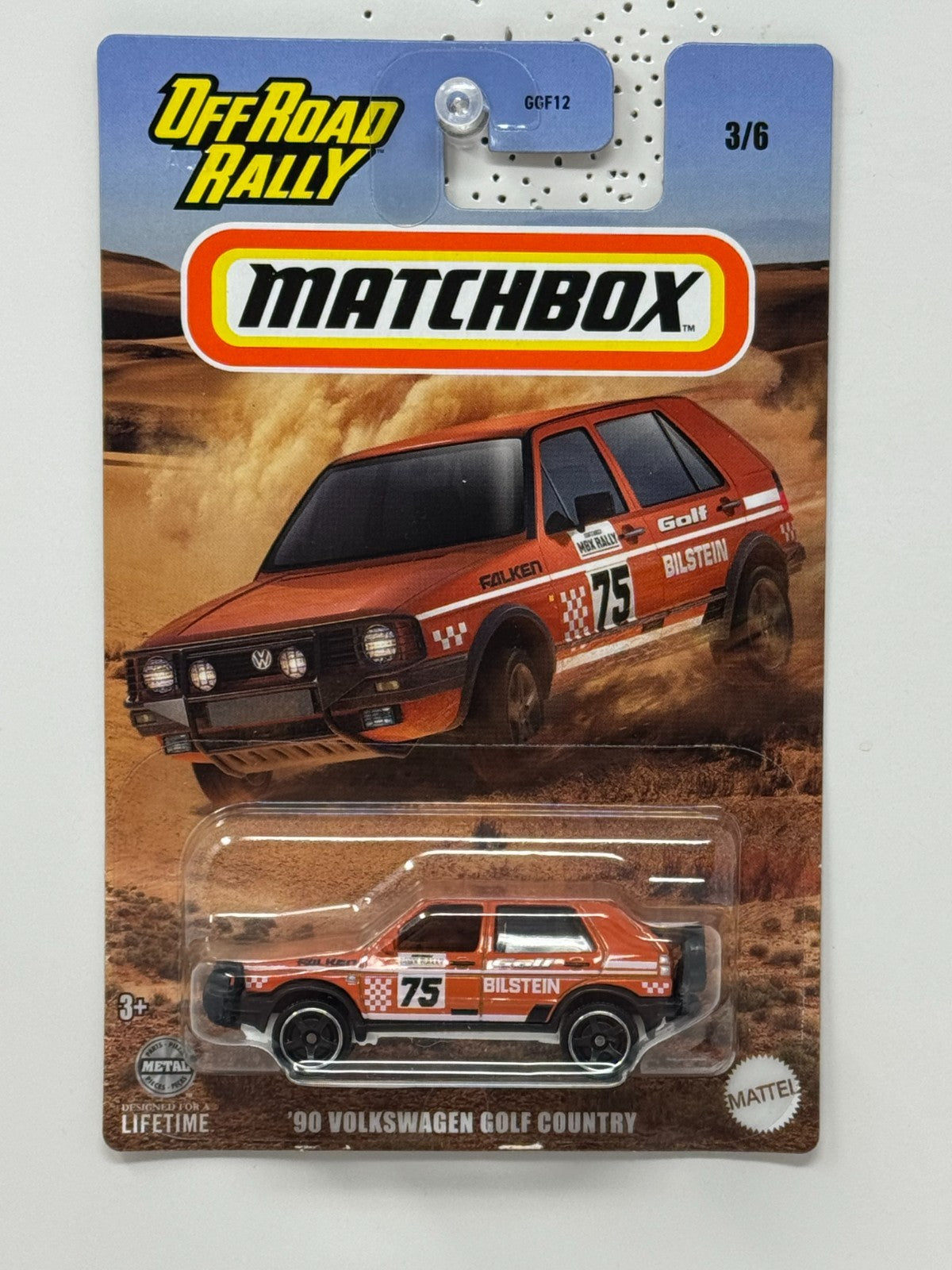 Matchbox Off Road Rally 1990 Volkswagen Golf Country 1:64 Diecast