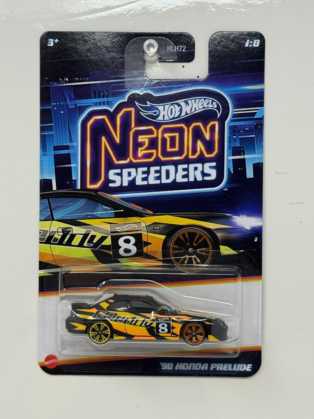 Hot Wheels Neon Speeders 1998 Honda Prelude 1:64 Diecast