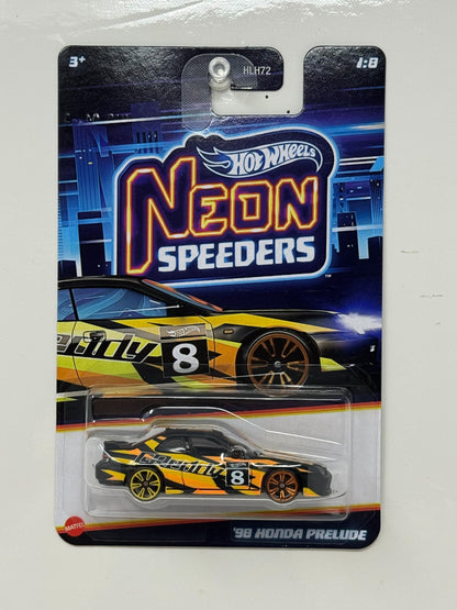 Hot Wheels Neon Speeders 1998 Honda Prelude 1:64 Diecast