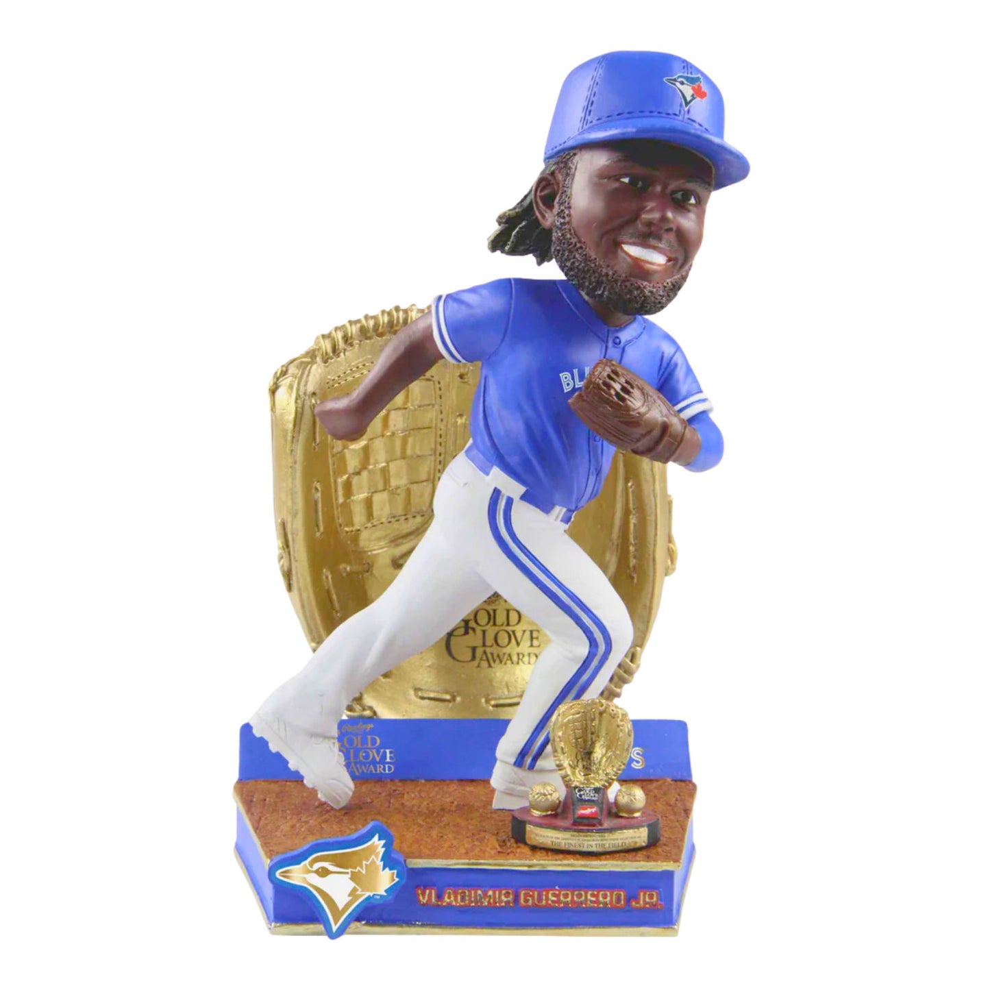 FOCO MLB Toronto Blue Jays Vladimir Guerrero Jr. Gold Glove Winner Bobblehead
