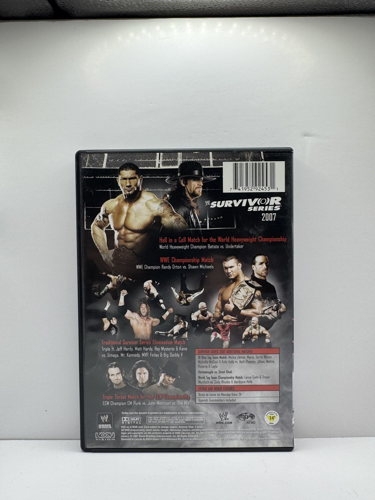 WWE Survivor Series 2007 (DVD) WWE Wrestling