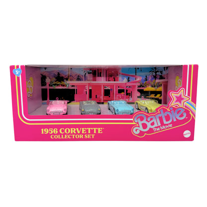 Hot Wheels Premium Barbie The Movie 1956 Corvette Collector Set 1:64 Diecast