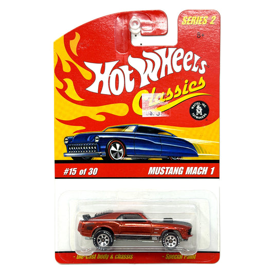 Hot Wheels Classics Series 2 Mustang Mach 1 Spectraflame 1:64 Diecast Orange