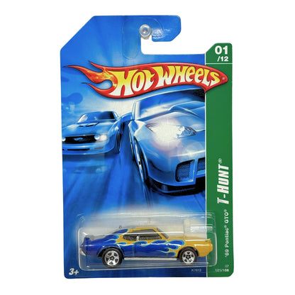 Hot Wheels T-Hunt Treasure Hunt 1969 Pontiac GTO 1:64 Diecast