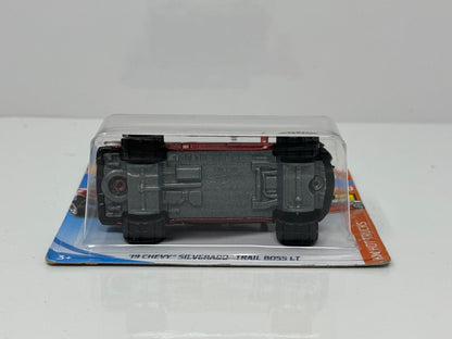 Hot Wheels Hot Trucks 2019 Chevy Silverado Trail Boss LT 1:64 Diecast Short Card