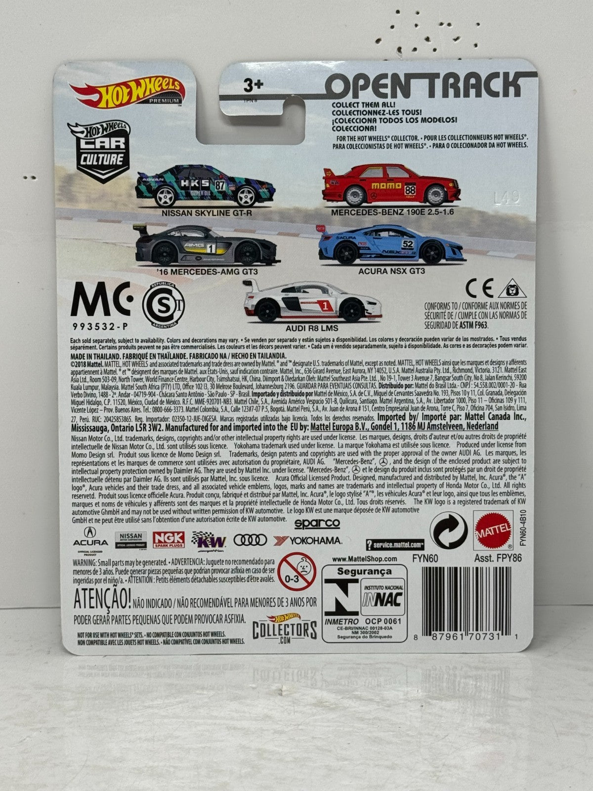 Hot Wheels Premium Open Track HKS Nissan Skyline GTR 1:64 Diecast
