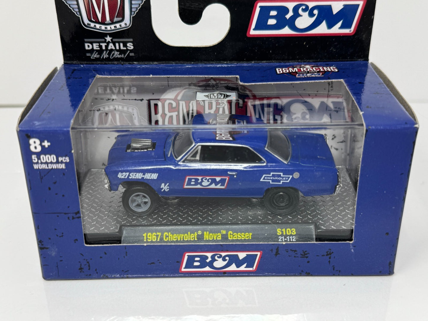 M2 Machines B&M 1967 Chevrolet Nova Gasser 1:64 Diecast