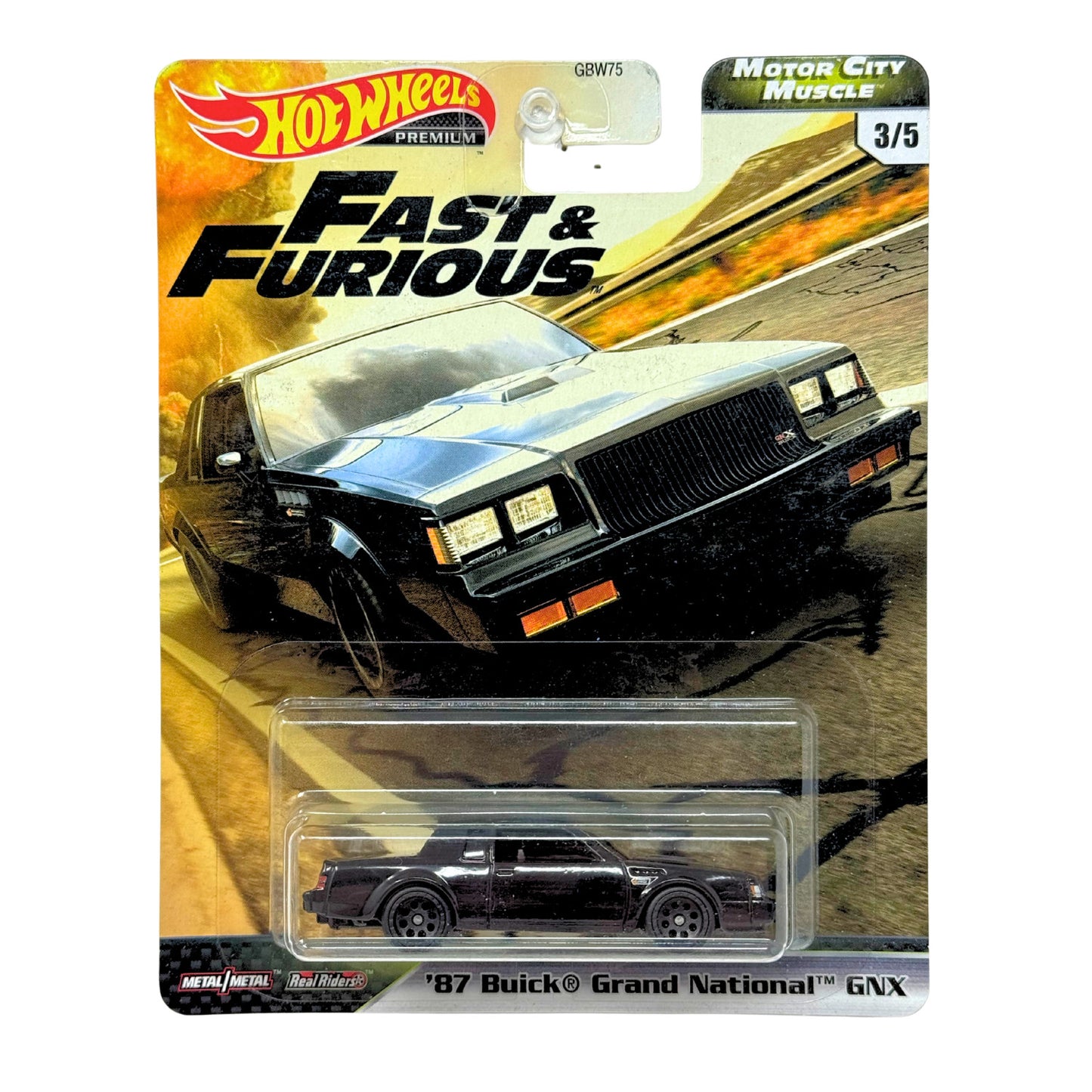 Hot Wheels Premium Fast & Furious 1987 Buick Grand National GNX 1:64 Diecast