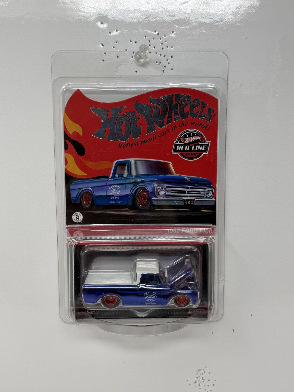 Hot Wheels RLC Red Line Club 1962 Ford F100 1:64 Diecast 2459/30000