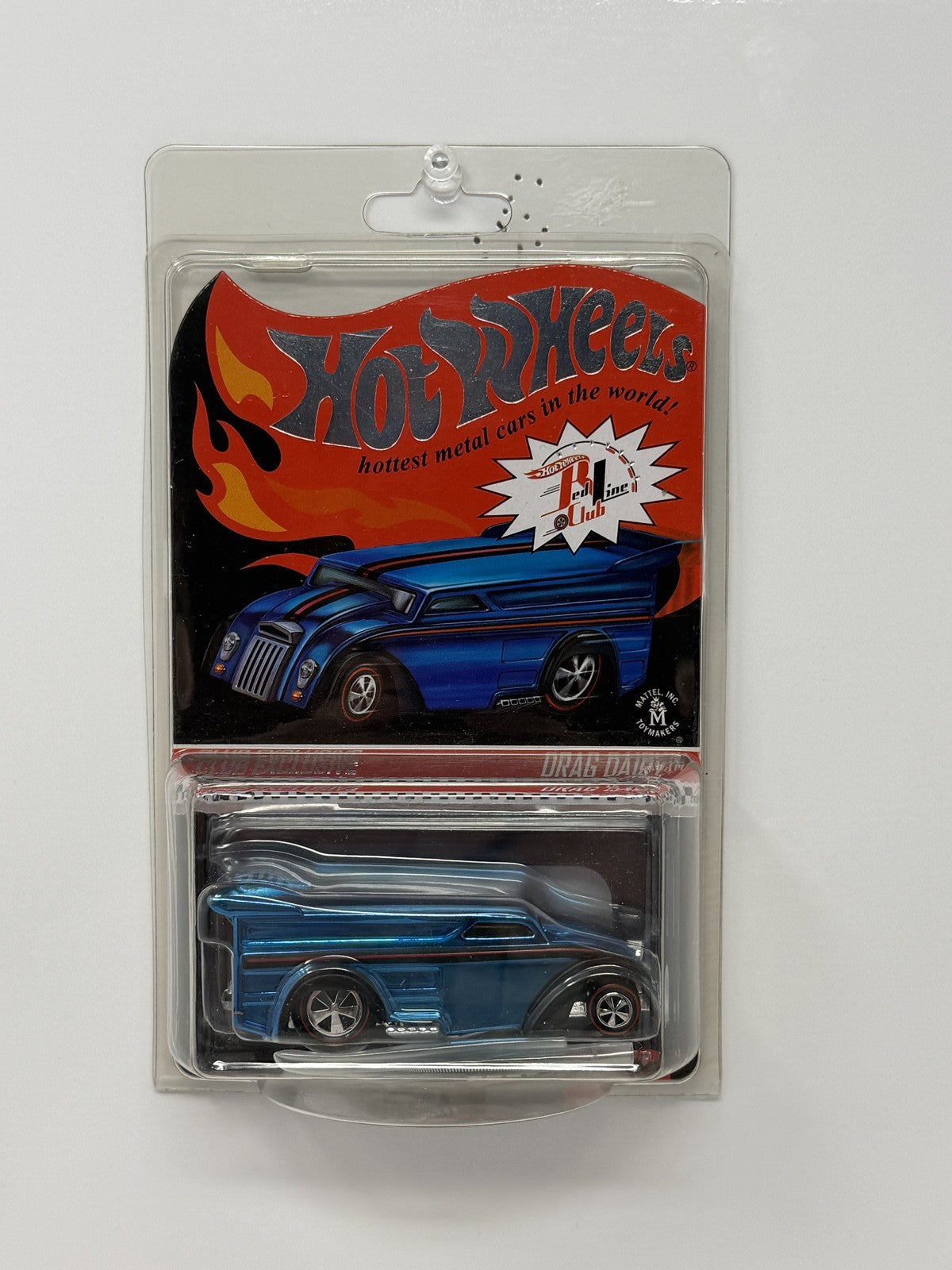Hot Wheels RLC Red Line Club 2014 Car Drag Dairy 1:64 Diecast Blue 01670/04000