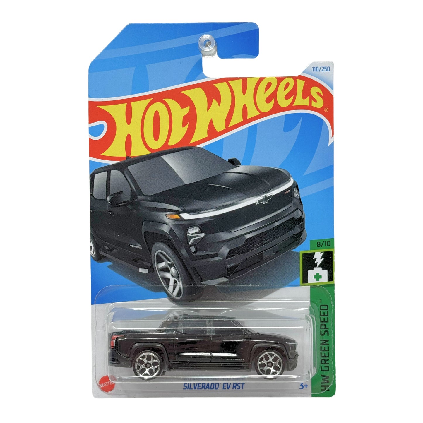Hot Wheels HW Green Speed Chevy Silverado EV RST 1:64 Diecast