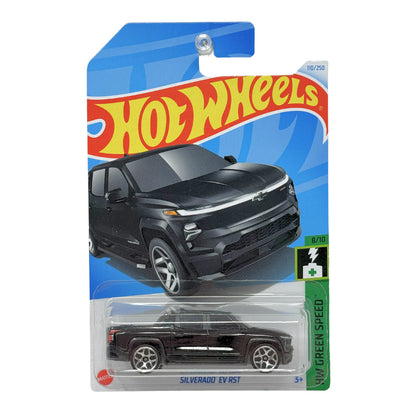 Hot Wheels HW Green Speed Chevy Silverado EV RST 1:64 Diecast