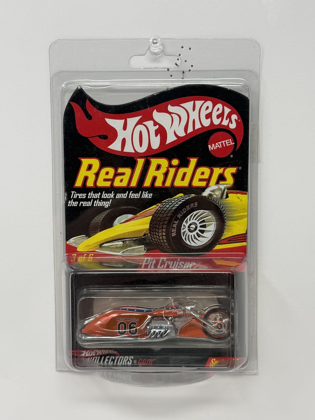 Hot Wheels Real Riders Series 5 Pit Cruiser 1:64 Diecast Orange