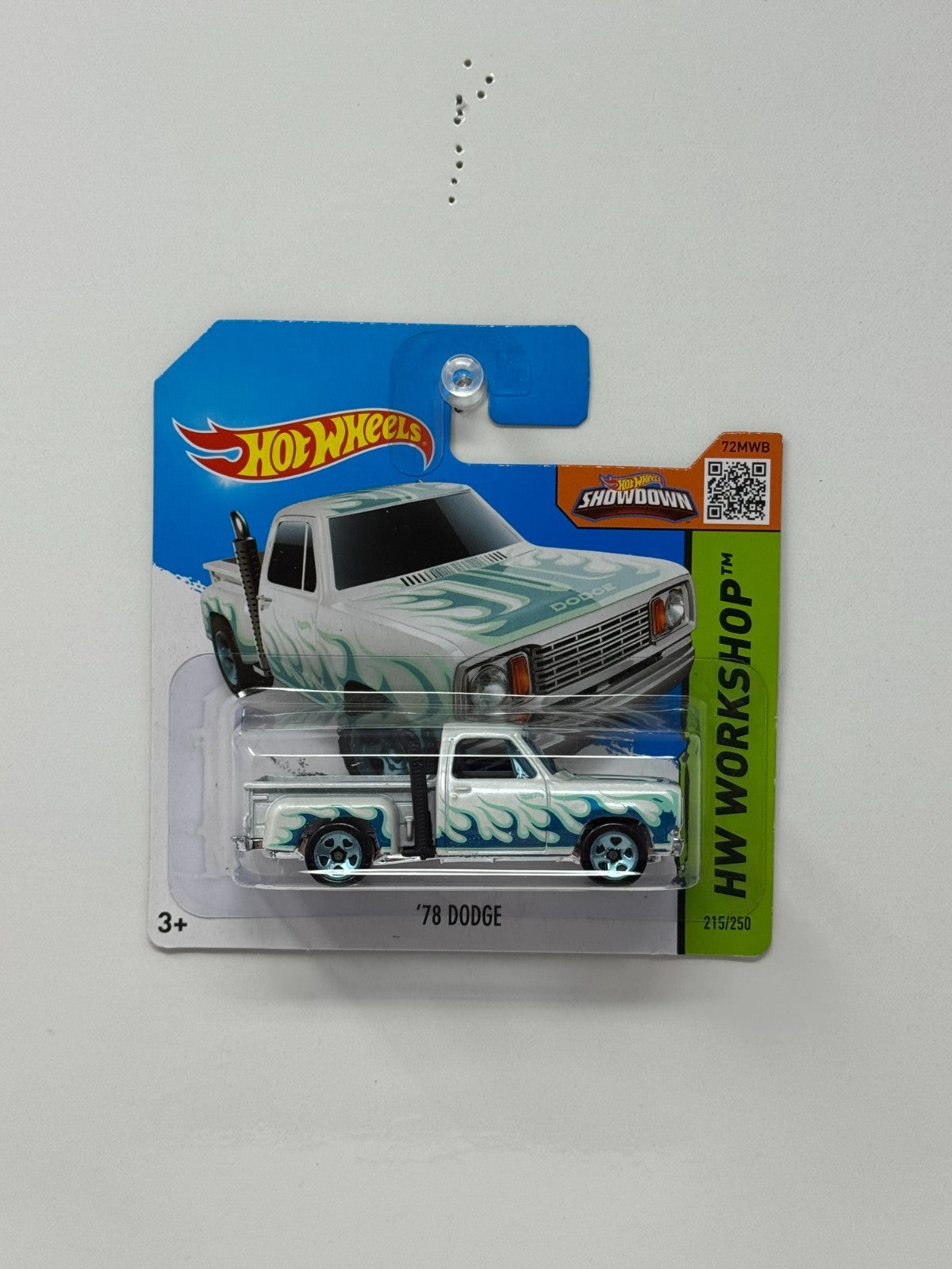 Hot Wheels Workshop 1978 Dodge 1:64 Diecast Short Card V2