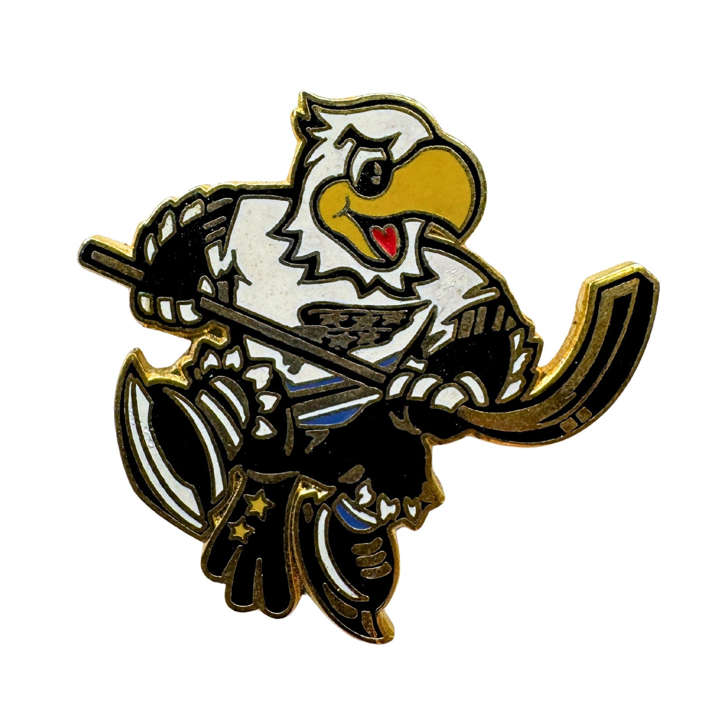 Washington Capitals Screaming Eagle NHL Hockey Lapel Pin