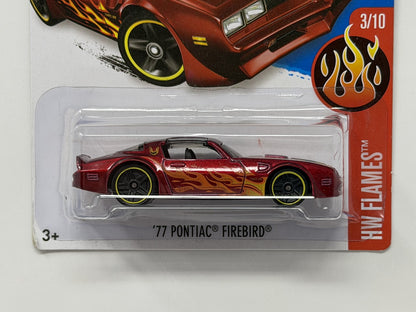 Hot Wheels HW Flames 1977 Pontiac Firebird 1:64 Diecast Red