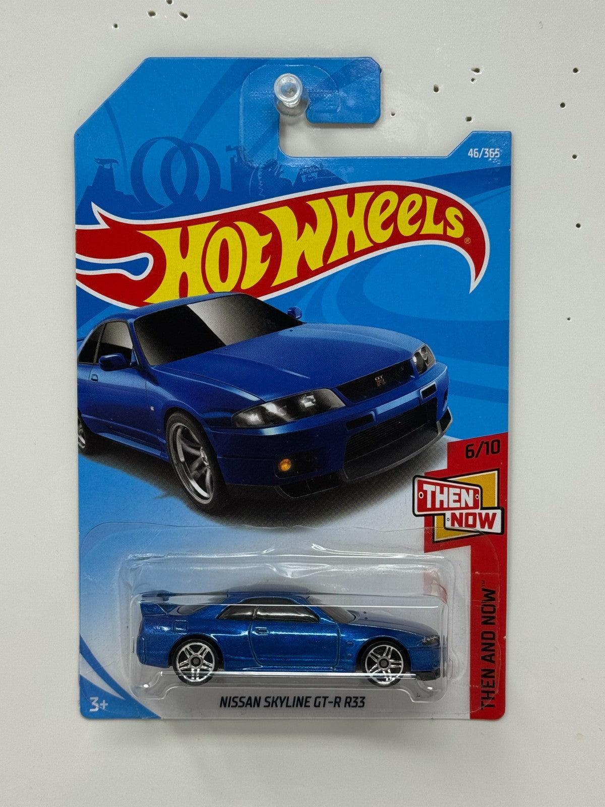 Hot Wheels Then and Now Nissan Skyline GT-R R33 1:64 Diecast Blue