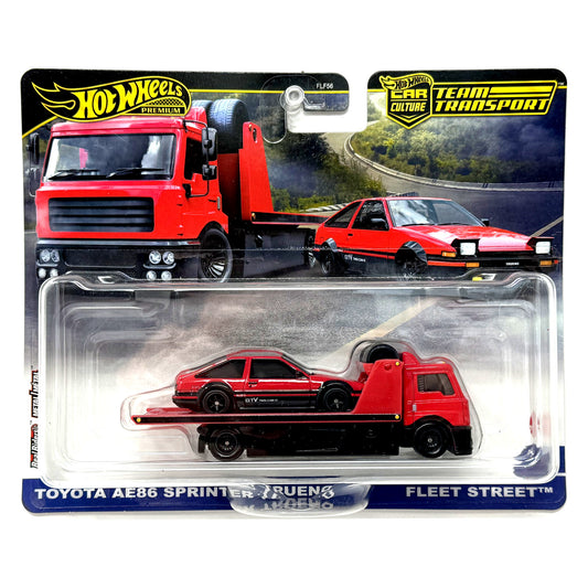 Hot Wheels Premium Team Transport #84 Toyota AE86 Sprinter Trueno 1:64 Diecast