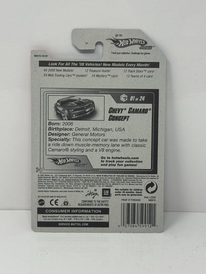 Hot Wheels Web Trading Cars Chevy Camaro Concept 1:64 Diecast Factory Sealed