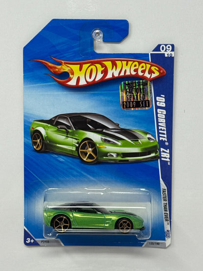Hot Wheels Faster Than Ever 2009 Chevy Corvette ZR1 1:64 Diecast Factory Sealed