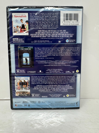 Adam Sandler Drama Triple Feature (DVD) Adam Sandler Comedy Drama Brand New and Sealed!!!