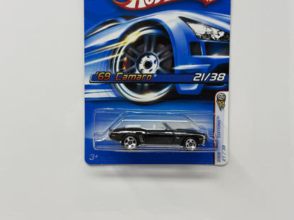 Hot Wheels 2006 First Editions 1969 Chevrolet Camaro 1:64 Diecast Black WV2