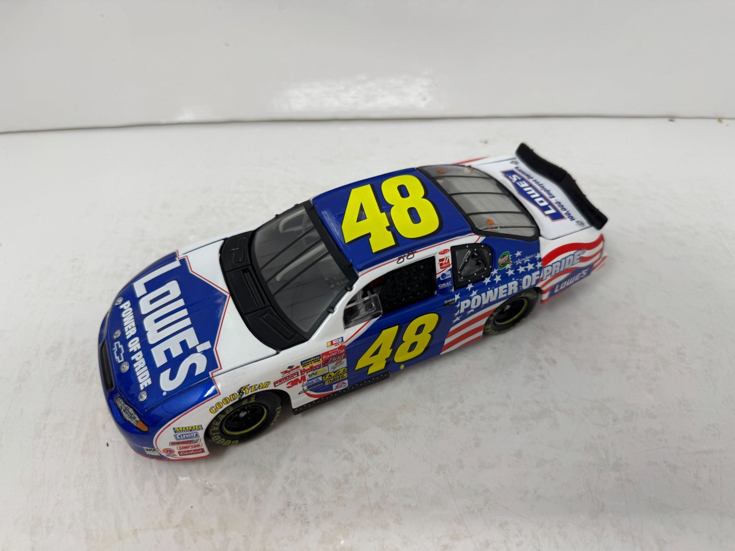 Action Nascar #48 Jimmie Johnson Lowe's Power of Pride 2002 Chevy 1:24 Diecast