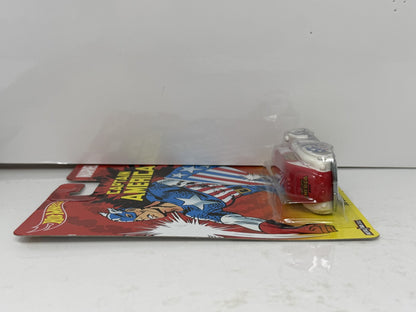 Hot Wheels Marvel Captain America 1938 Dodge Airflow 1:64 Diecast Real Riders